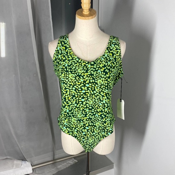 Leith X Nordstrom graphic print body suit size XL NWT - Picture 1 of 6